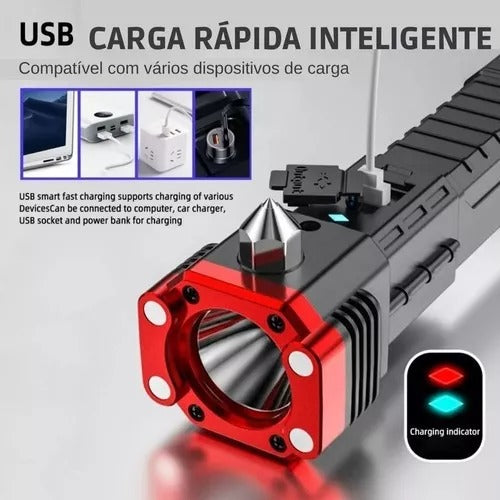 Linterna-Martillo LED Multifuncional
