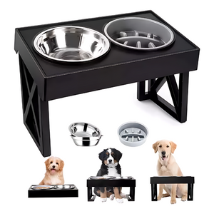 Comedero-Bebedero ajustable para Mascotas