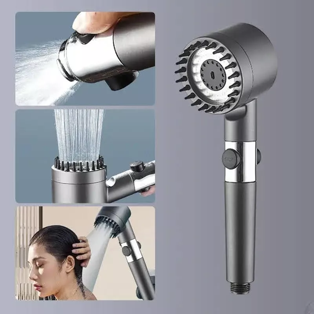 Cabezal Ducha Masajeador 3 en 1