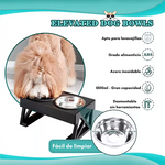 Comedero-Bebedero ajustable para Mascotas