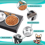 Comedero-Bebedero ajustable para Mascotas