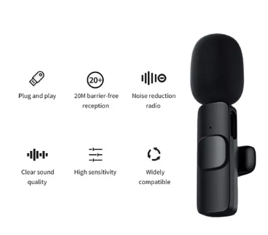 Micrófono Inalámbrico Smartphone (Solapa)