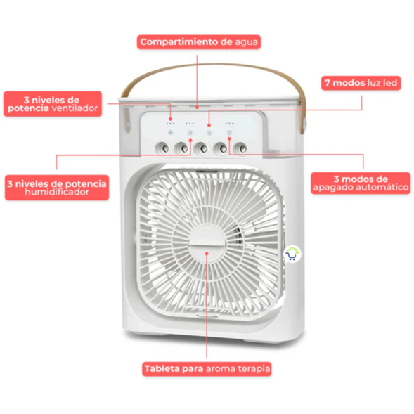 Climatizador Humidificador Portátil