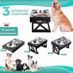 Comedero-Bebedero ajustable para Mascotas