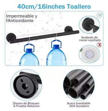 Set accesorios de baño (7 unidades)