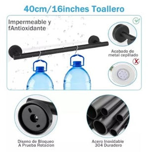 Set accesorios de baño (7 unidades)